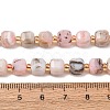 Natural Pink Opal Beads Strands GG-CBAC972-A15-01-4