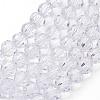 Transparent Glass Bead Strands GLAA-G013-10mm-72-1