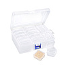 1Pc Rectangle Plastic Craft Organizer Case Sets CON-DJ0001-47A-1