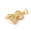 Rack Plating Octopus Brass Pendants KK-Z056-03G-2