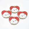 Alloy Enamel Pendants ENAM-T011-04KC-RS-1