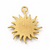 304 Stainless Steel Pendants X-STAS-M305-08G-2