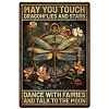 Vintage Metal Tin Sign AJEW-WH0189-559-1