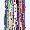 Spray Painted Non-magnetic Synthetic Hematite Beads Strands G-T124-33A-2