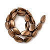 Electroplated Non-magnetic Synthetic Hematite Beads Strands G-P518-01G-2
