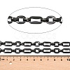 201 Stainless Steel Oval Link Chains CHS-F024-02A-EB-2
