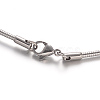 Tarnish Resistant 304 Stainless Steel Chain Necklaces NJEW-F195-57A-P-2