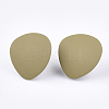 Spray Painted Iron Stud Earring Findings IFIN-S703-15C-2