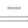 Tarnish Resistant 304 Stainless Steel Curb Chains CHS-D033-02P-03-2