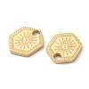 Ion Plating(IP) 316L Surgical Stainless Steel Charms STAS-H213-52G-2