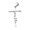 Non-Tarnish 304 Stainless Steel Pendants STAS-D179-13P-1