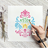 Plastic Hollow Out Drawing Painting Stencils Templates DIY-WH0396-835-7