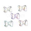 UV Plating Rainbow Iridescent Acrylic Beads OACR-H015-06-1