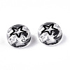 Transparent Acrylic Beads X-TACR-N010-002B-3