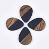 Resin & Walnut Wood Pendants X-RESI-S358-95A-1