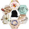 25Pcs Rectangle Velvet Drawstring Pouches TP-BBC0001-04A-03-5