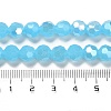 Imitation Jade Glass Beads Stands EGLA-A035-J8mm-B04-5
