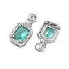 Brass Micro Pave Cubic Zirconia Pendants Settings KK-C172-23P-2