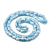 AB Color Plate Glass Beads Strands EGLA-P051-06A-B07-4