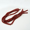 Natural Carnelian Beads Strands G-G338-8mm-02-3