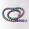 Electroplate Non-magnetic Synthetic Hematite Bead Strands G-F300-22B-02-2