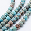Natural Imperial Jasper Beads Strands G-K232-8mm-01D-1