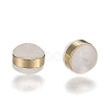 Brass Rings Silicone Ear Nuts SIL-N003-04LG-2