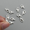 Brass Lobster Claw Clasps KK-901-S-3