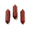 Natural Red Jasper Double Terminal Pointed Beads G-A231-01B-1