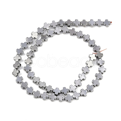 Electroplated Synthetic Non-magnetic Hematite Beads Strands G-J211-A10-03-1