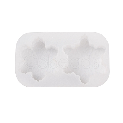 Christmas Theme DIY Snowflake Shape Silicone Candle Molds LS-SIMO-P010-B01-1