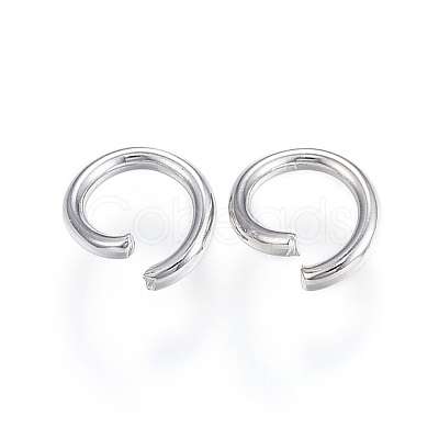 Tarnish Resistant 304 Stainless Steel Open Jump Rings A-STAS-F110-06P-1