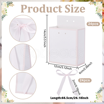 24Pcs Paper Gift Packing Bags ABAG-GA0001-35B-1