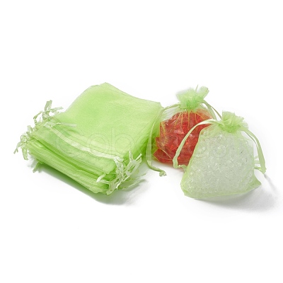 Organza Gift Bags with Drawstring OP-R016-9x12cm-11-1