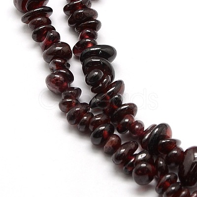 Natural Garnet Beads Strands G-P035-18-1