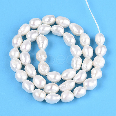 Natural Cultured Freshwater Pearl Beads Strands PEAR-N014-06I-1