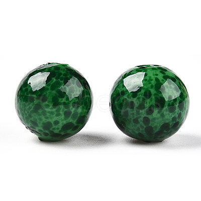 Handmade Normal Lampwork Beads LAMP-N024-08C-1