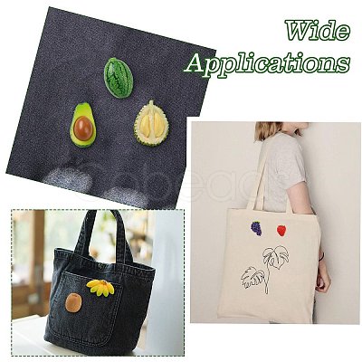 16Pcs 16 Styles Resin Alloy Lapel Pin Backs for Backpack Clothes JEWB-CJ0001-59-1