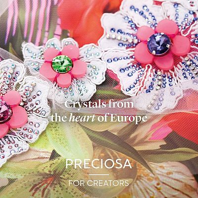 Preciosa® MAXIMA Crystal Round Stones X-PRC-RASS29-60010-1