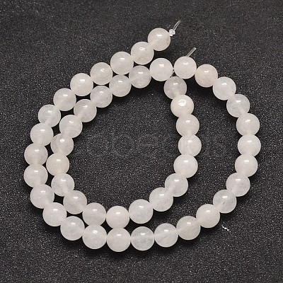 Natural Malaysia Jade Bead Strands G-A146-8mm-A29-1