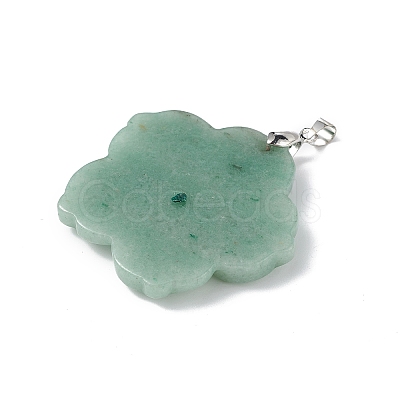 Natural Green Aventurine Big Pendants G-B040-01P-06-1