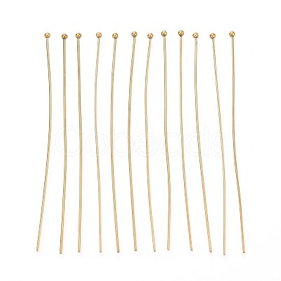304 Stainless Steel Head Pins STAS-T065-70mm-20G-1