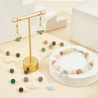 375Pcs 15 Styles Natural & Synthetic Gemstone Beads G-NB0003-87-1