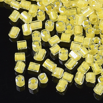 8/0 Two Cut Glass Seed Beads SEED-S033-10A-05-1