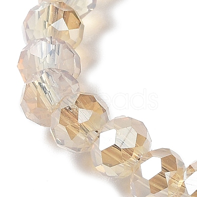 Electroplate Glass Beads Strands EGLA-A034-J6mm-K01-1