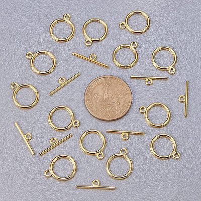 Tibetan Style Toggle Clasps TIBE-PH0001-01G-NR-1