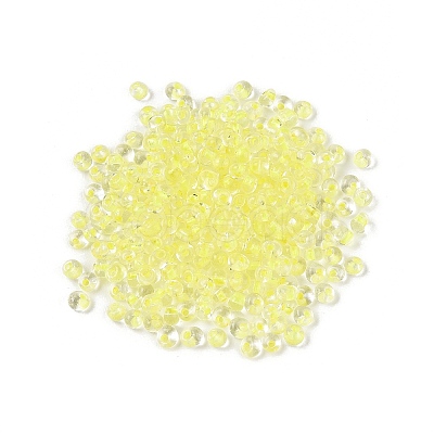 8/0 Inside Colours Transparent Glass Seed Beads SEED-T007-06C-1