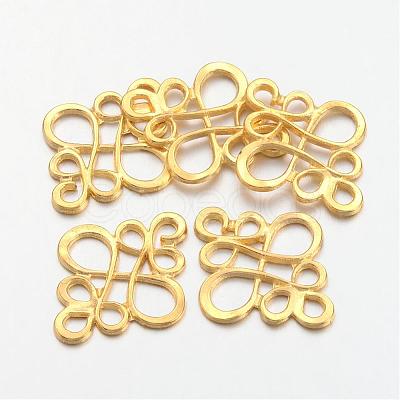 Tibetan Style Links connectors TIBE-4876-G-RS-1