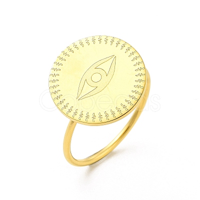 304 Stainless Steel Finger Rings for Women STAS-K248-01C-1