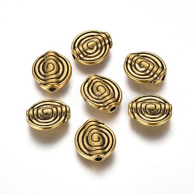 Tibetan Style Alloy Beads X-GLF0479Y-1